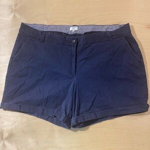 Crown & Ivy Dark Blue Women's Shorts 22W (IG)